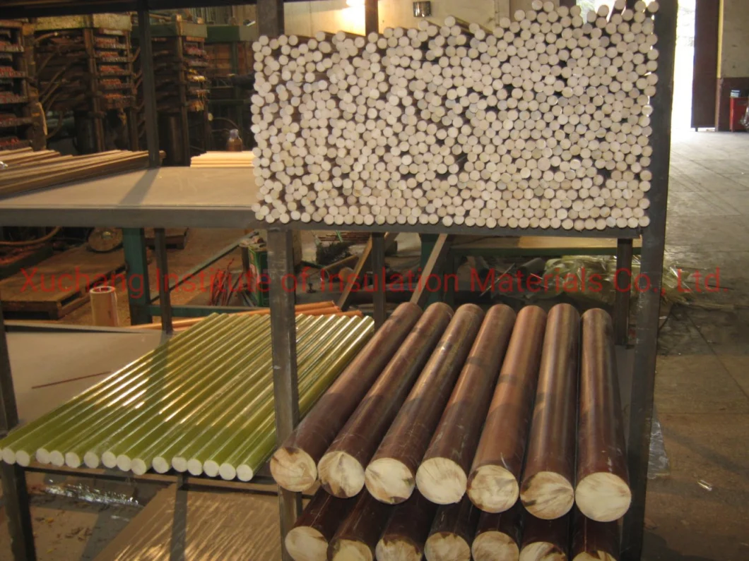 China Factory Textolite Insulation Type Xjdg Fabric Catalin Bakelite Brown Phenolic Resin Cotton Cloth Laminate Rods