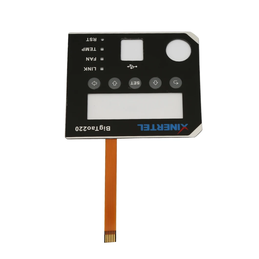 PVC Membrane Switch Panel Board Keypad with Adhesive Epoxy Sticker