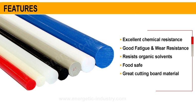 Engineering Plastic HDPE Rod with High Quality/PE Rod/UHMW PE Rod/HDPE Rod/Wear Resistant Heat Resistant UHMW PE Rods