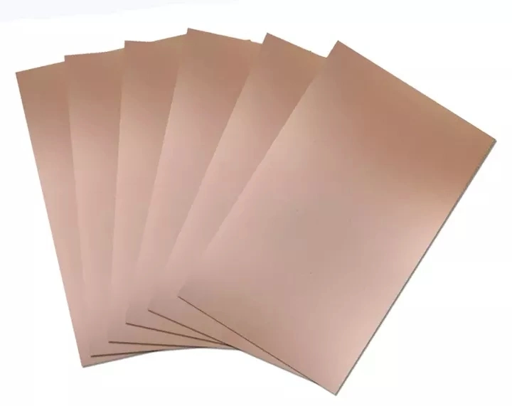 China Factory Prices Professional Manufacturer of Fr4 Ccl Fiberglass Epoxy Copper Clad Laminate Sheet Board Custom Size